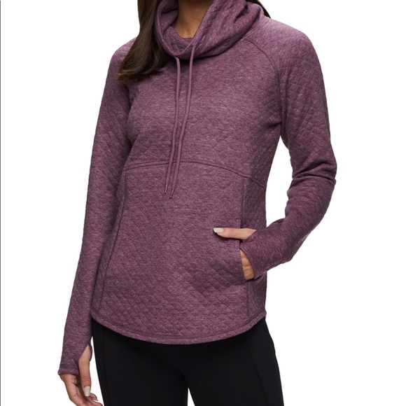 RBX Active Women's Quilted Drawstring Cowl Neck Pullover Sweatshirt With… - Picture 1 of 8
